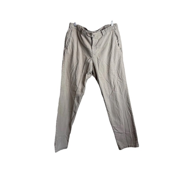 Loro Piana Men’s Pants 100% Cotton Khaki Slacks